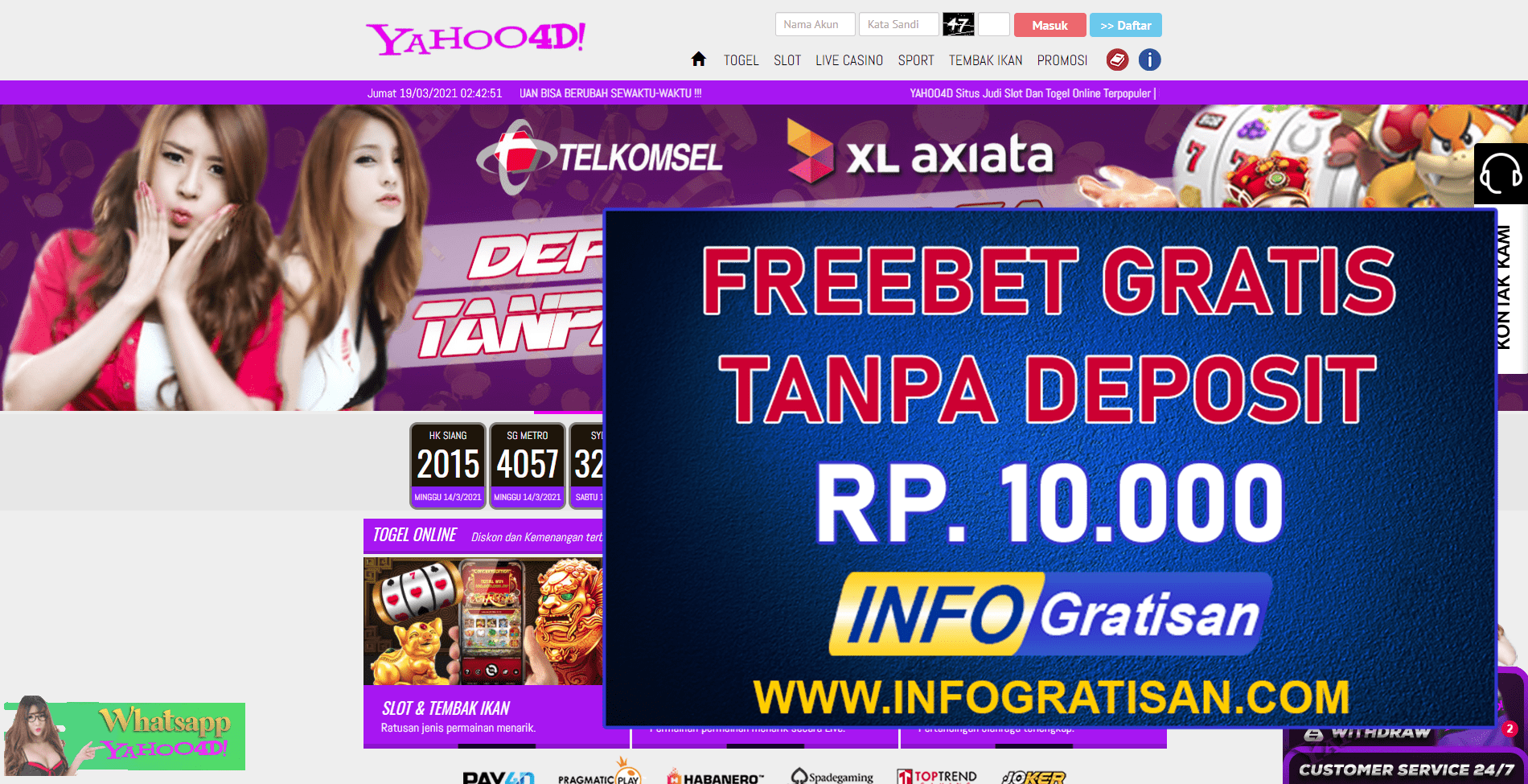 Freebet Yahoo4d